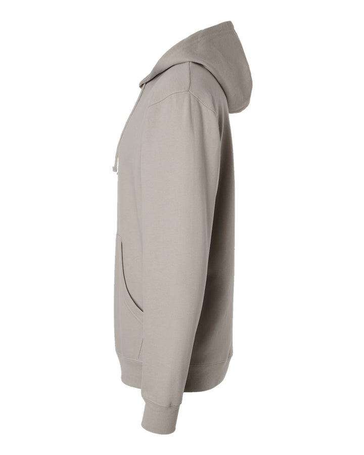 Left View of Cement Midweight Hooded Sweatshirt - SS4500