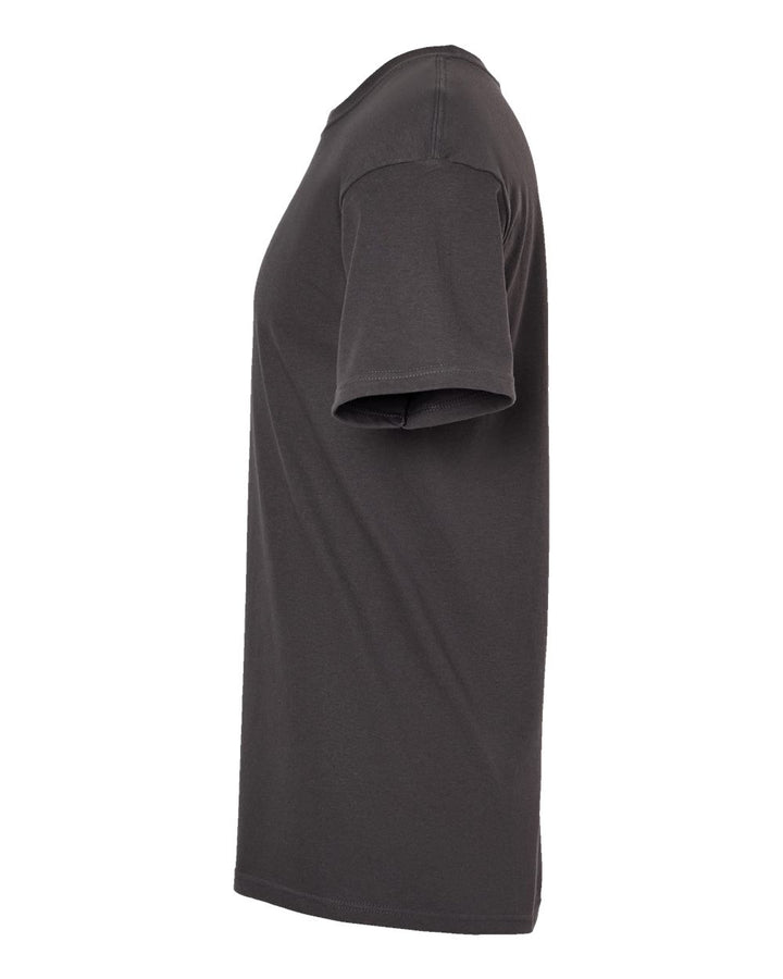 Left View of Charcoal Gold Soft Touch T-Shirt - 4800