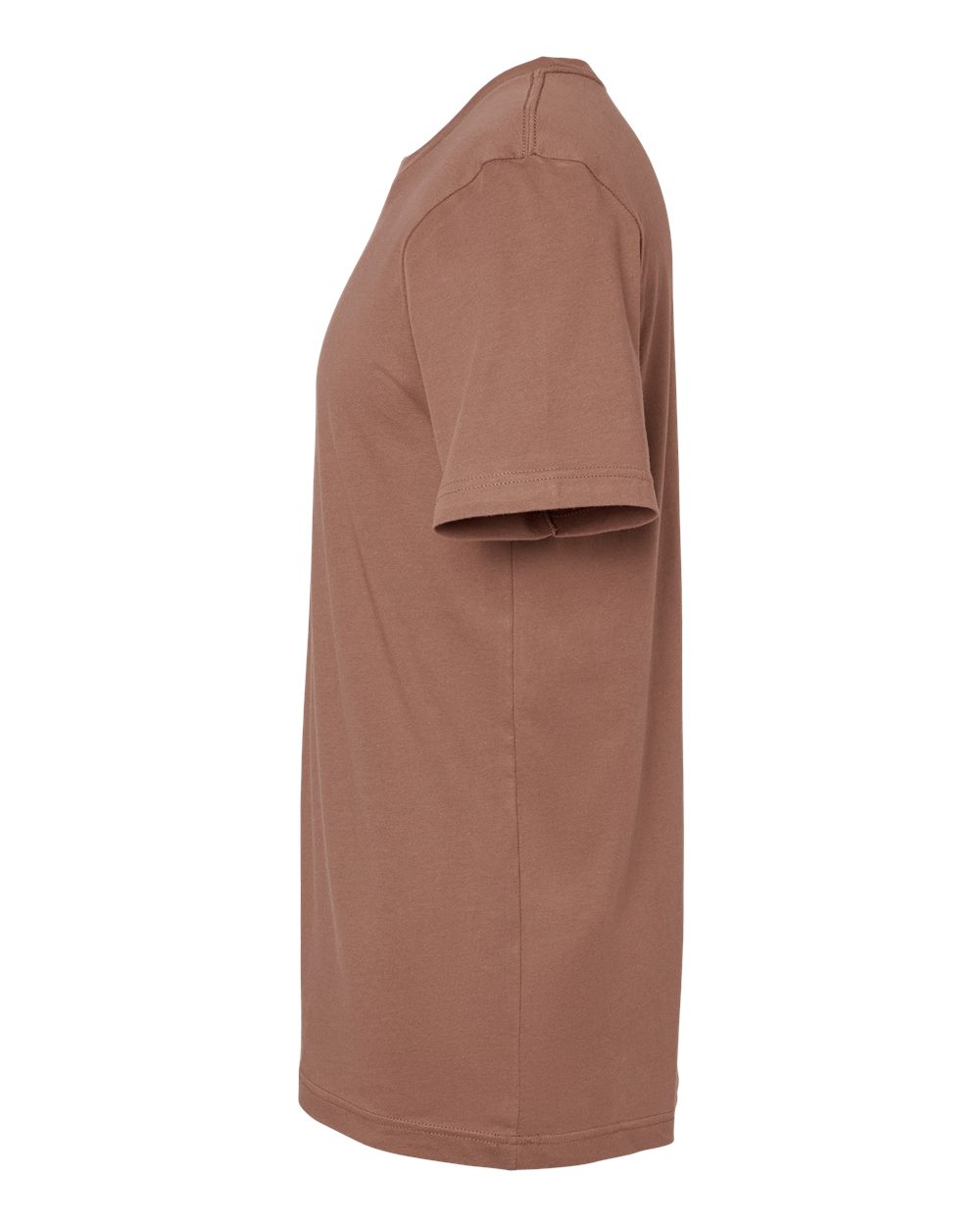 Left View of Chestnut Jersey Tee - 3001