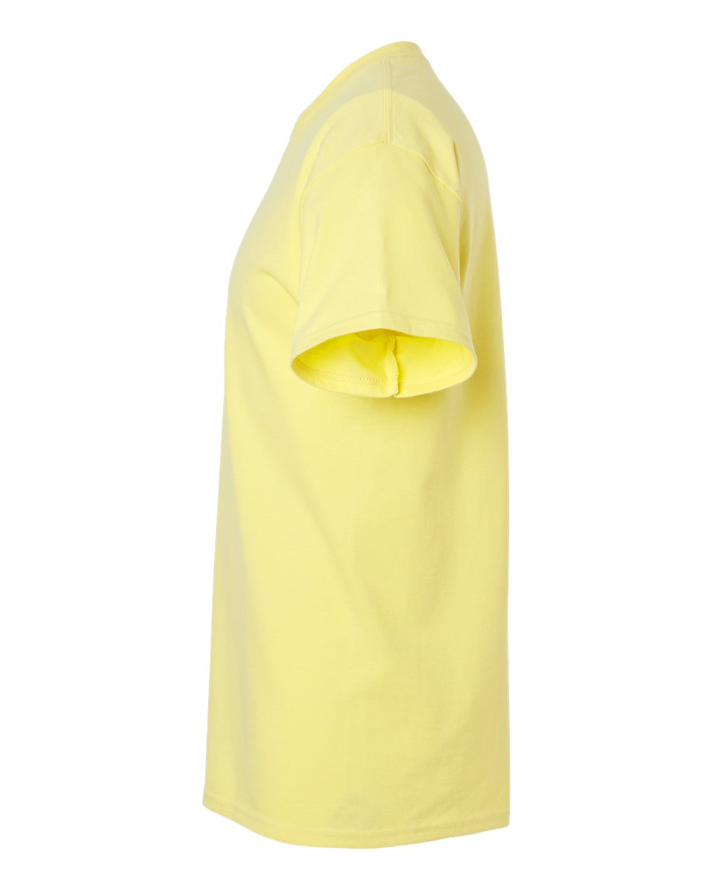 Left View of Cornsilk Ultra Cotton® T-Shirt - 2000
