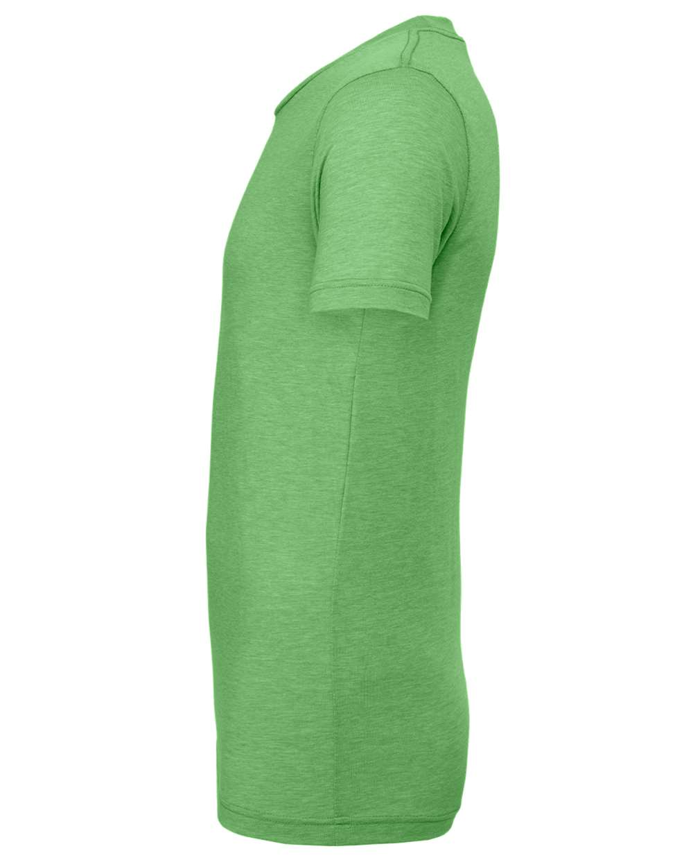 Left View of Green Triblend Triblend Tee - 3413