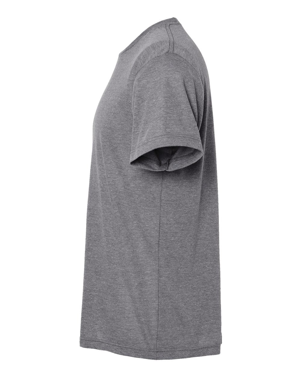 Left View of Heather Tri Blend Tri-Blend T-Shirt - 254