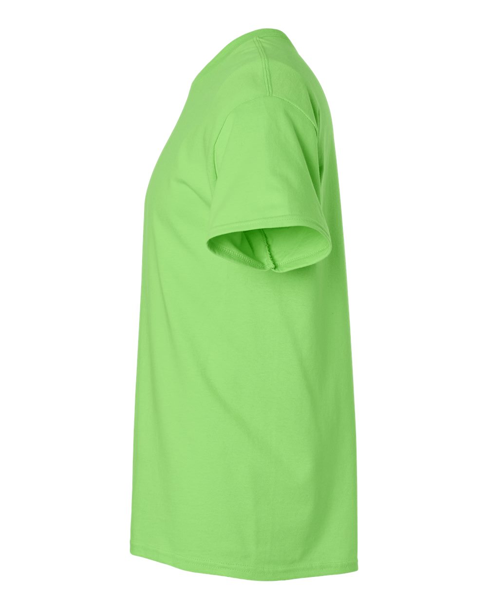 Left View of Lime Ultra Cotton® T-Shirt - 2000