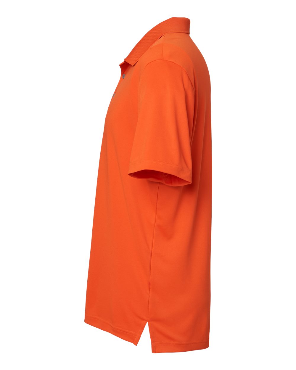 Left View of Orange Performance Polo - A230