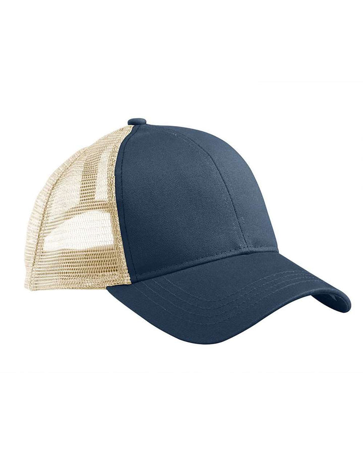 Left View of Pacific/ Oyster Eco Trucker Cap - EC7070