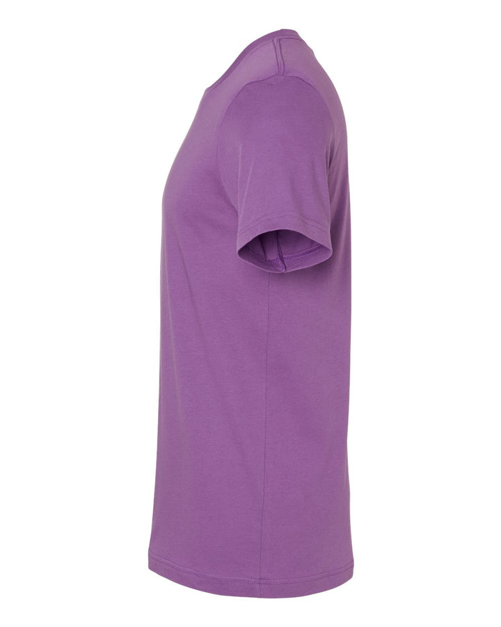 Left View of Royal Purple Jersey Tee - 3001