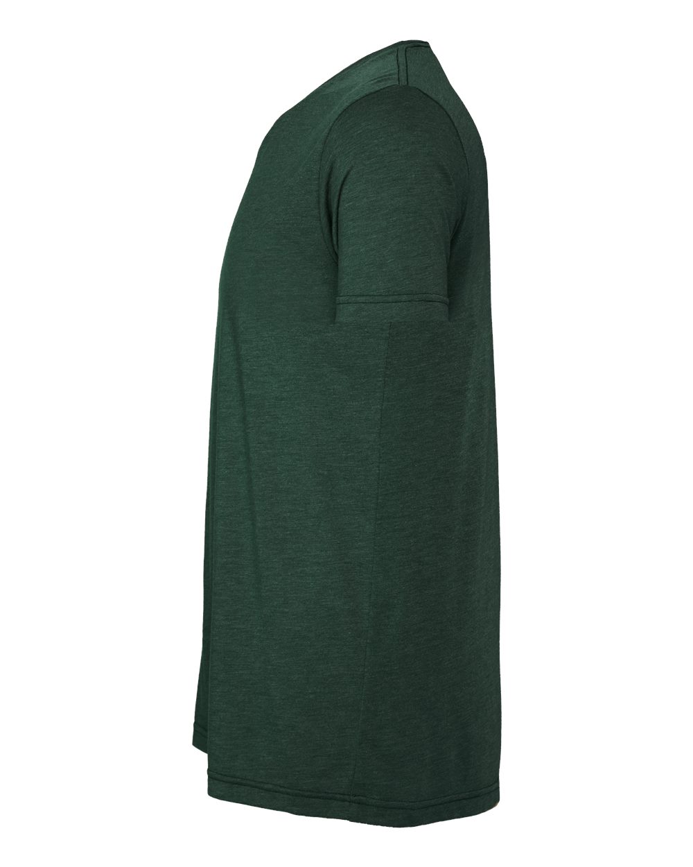 Left View of Solid Forest Triblend Triblend Tee - 3413