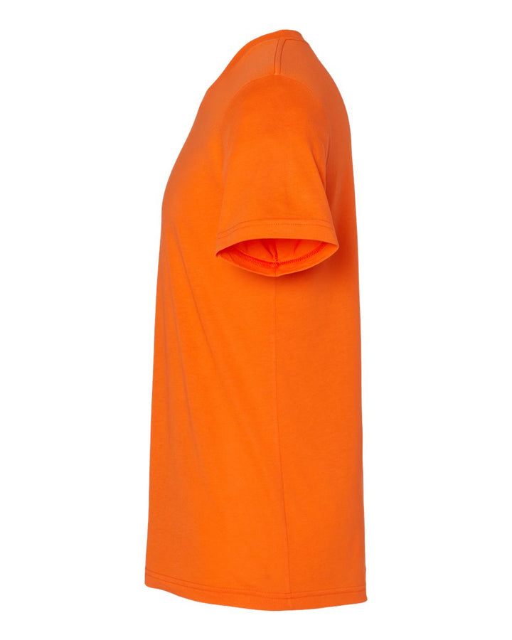 Left View of Solid Orange Triblend Triblend Tee - 3413