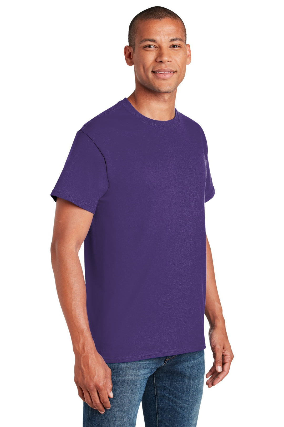 Lilac Gildan - Heavy Cotton 100% Cotton T-Shirt. 5000