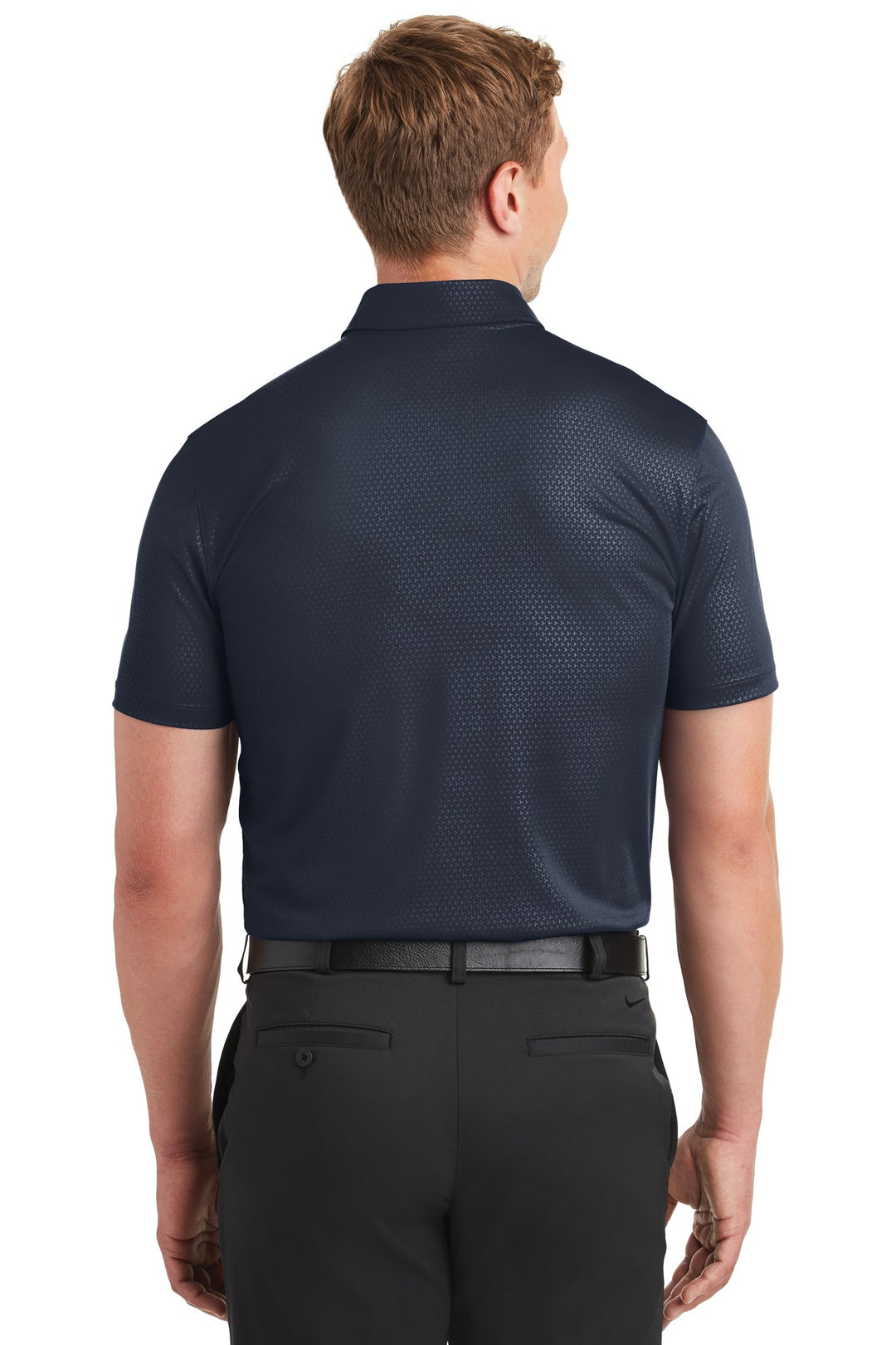 Marine Nike Dri-FIT Embossed Tri-Blade Polo. 838964