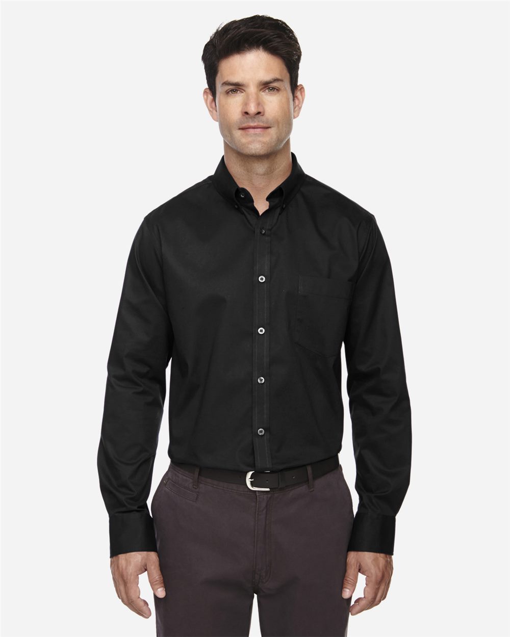 Men's Tall Operate Long Sleeve Twill Dress Shirt - 88193T  grouped
