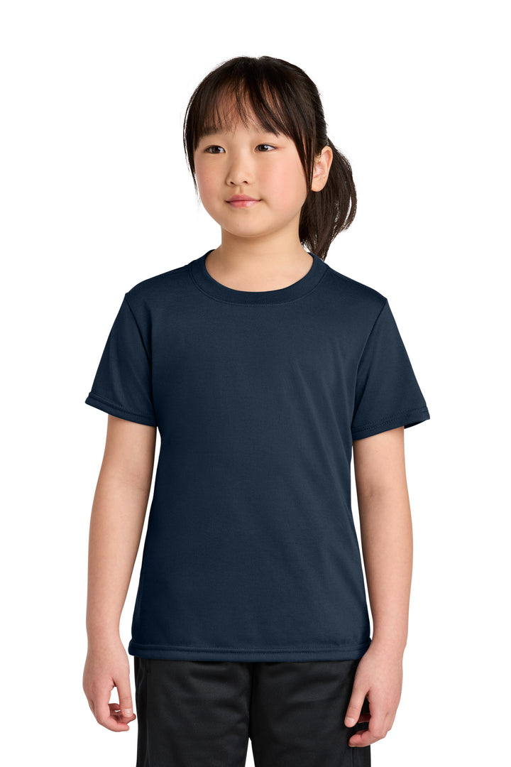 Navy Gildan Youth Gildan Performance T-Shirt. 42000B