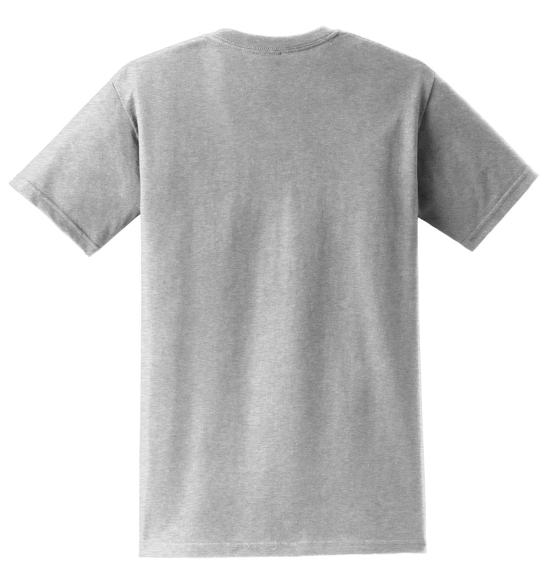 Rear View of Ash Gildan - Ultra Cotton 100% US Cotton T-Shirt with Pocket. 2300