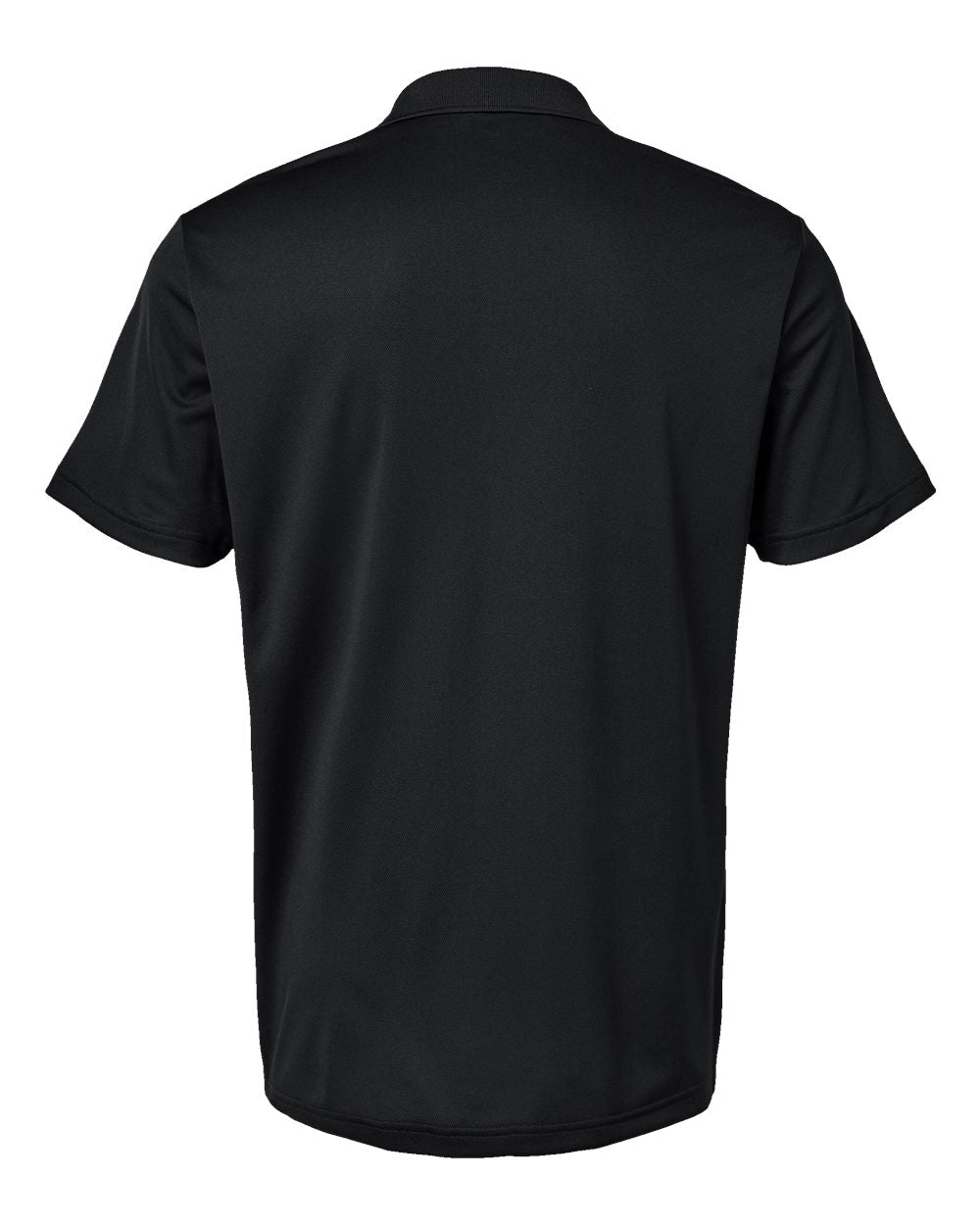 Rear View of Black Basic Sport Polo - A430