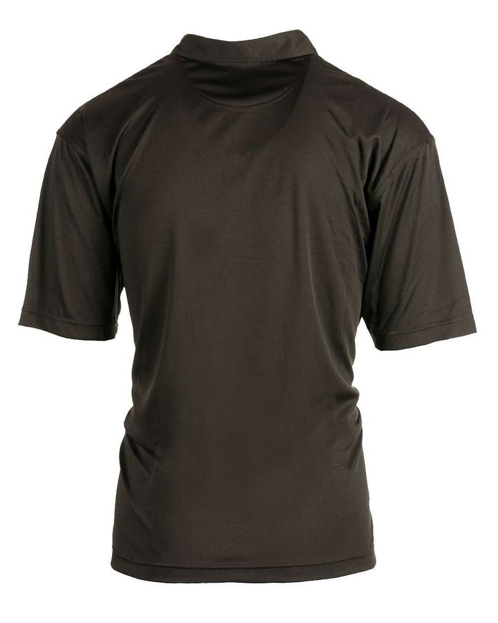Rear View of Black Golf Polo - 0101