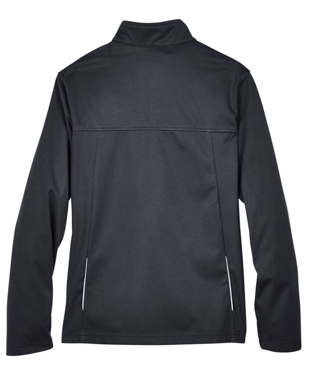 Rear View of Black Women's Techno Lite Three-Layer Knit Tech-Shell - CE708W
