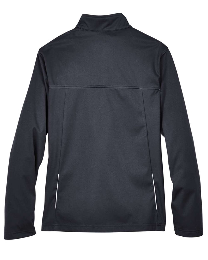 Rear View of Black Women's Techno Lite Three-Layer Knit Tech-Shell - CE708W