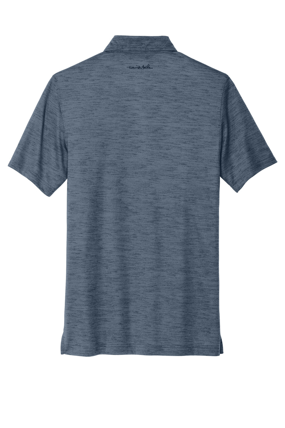 Rear View of BlueNights TravisMathew Auckland Slub Polo TM1MW451