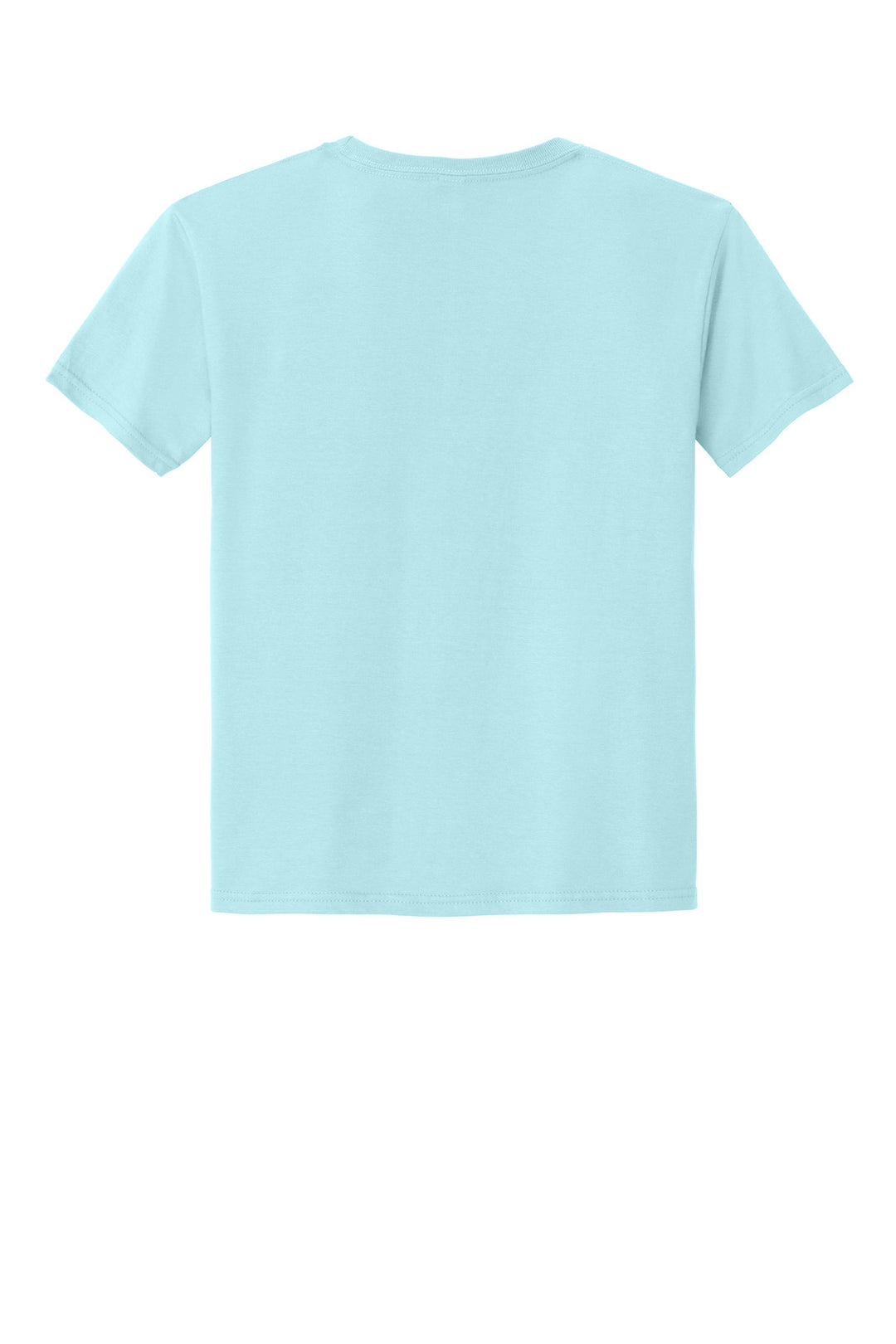 Rear View of BreezyBlue Jerzees Classics Youth Cotton T-Shirt 363Y
