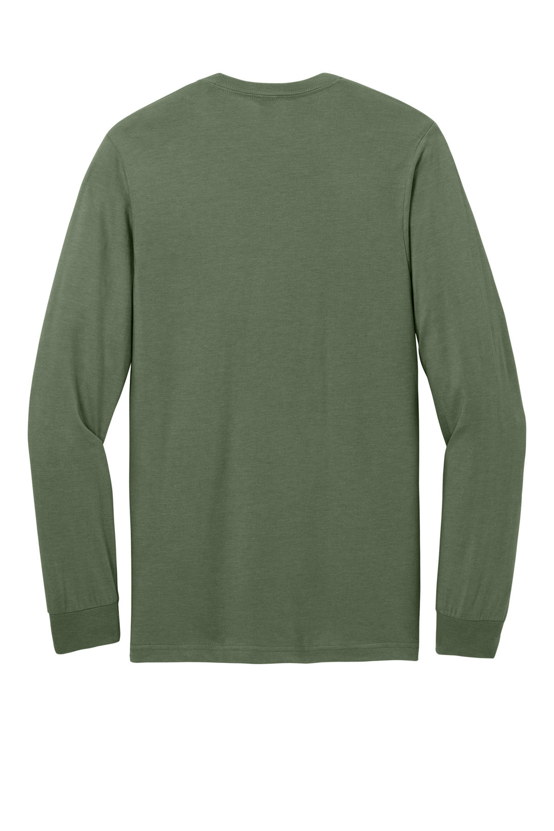 Rear View of Cactus Gildan Softstyle CVC Long Sleeve Tee 64440CVC