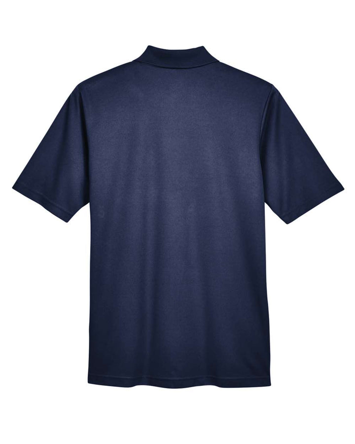 Rear View of Classic Navy Men's Origin Performance Piqué Polo with Pocket - 88181P
