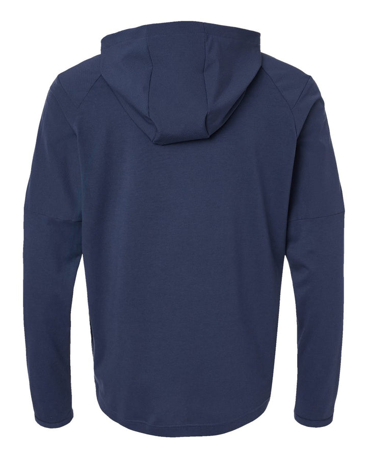 Rear View of Crew Navy Anorak - A607