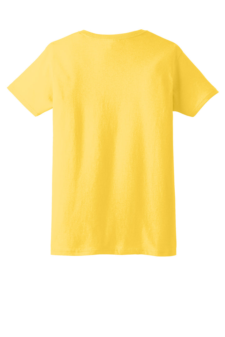Rear View of Daisy Gildan Women's Ultra Cotton 100% US Cotton T-Shirt. 2000L