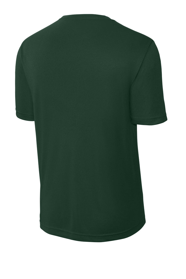 Rear View of Forest Green Sport-Tek PosiCharge Competitor Tee. ST350