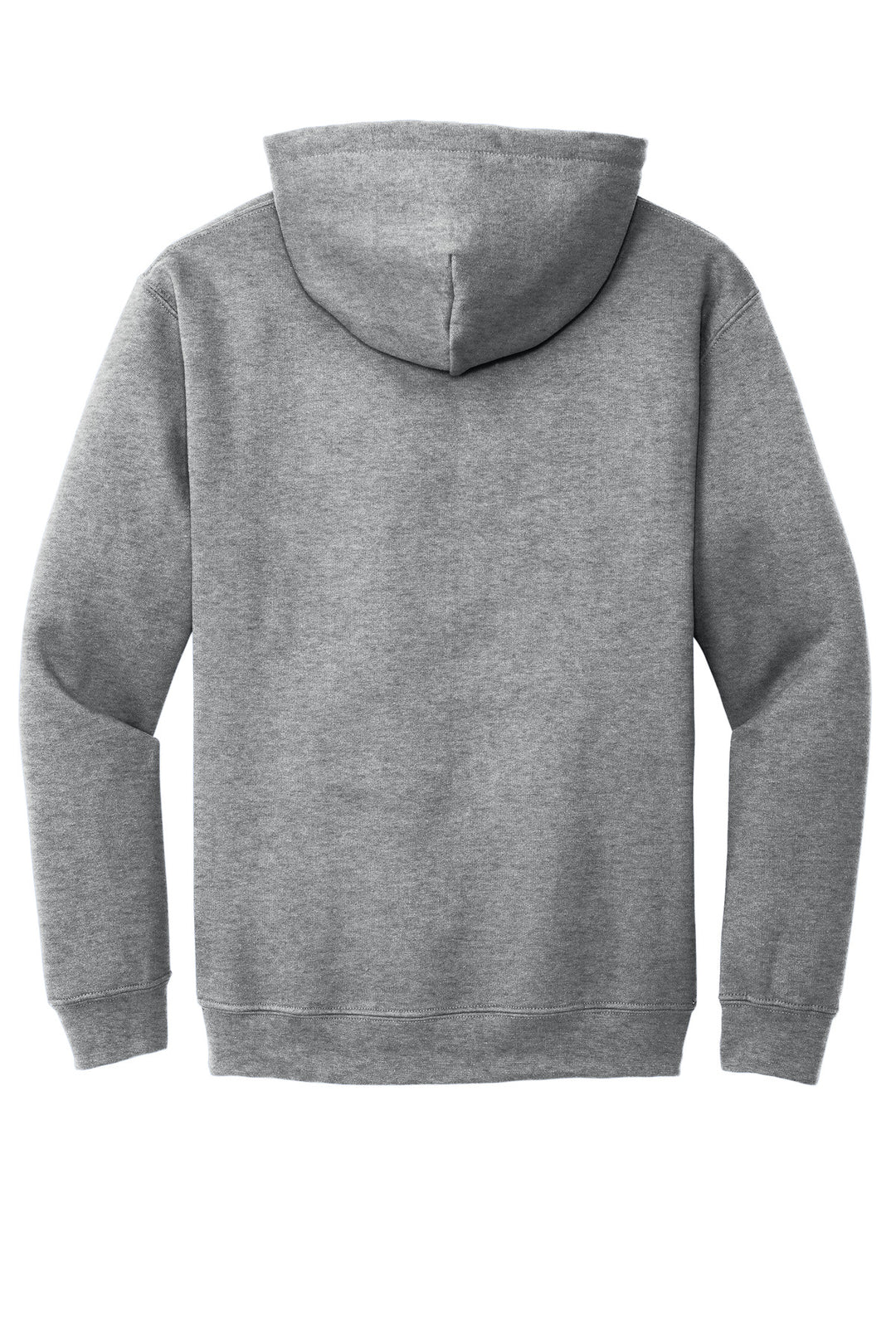 Rear View of GphHeather Gildan - Heavy Blend Hooded Sweatshirt. 18500