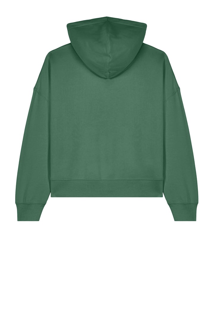 Rear View of GreenBay Stanley/Stella Women's Stella Nora Hooded Sweatshirt SXW035