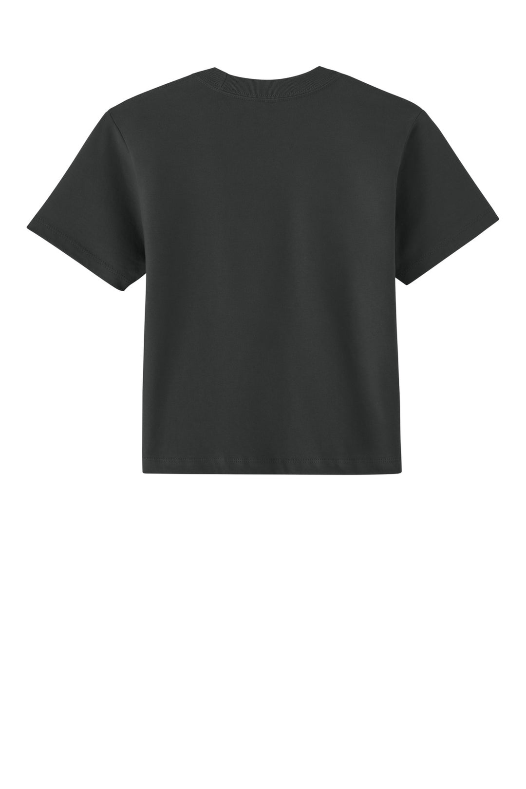 Rear View of GrphBlack Next Level Apparel Women's Heavyweight Boxy Tee NL7610
