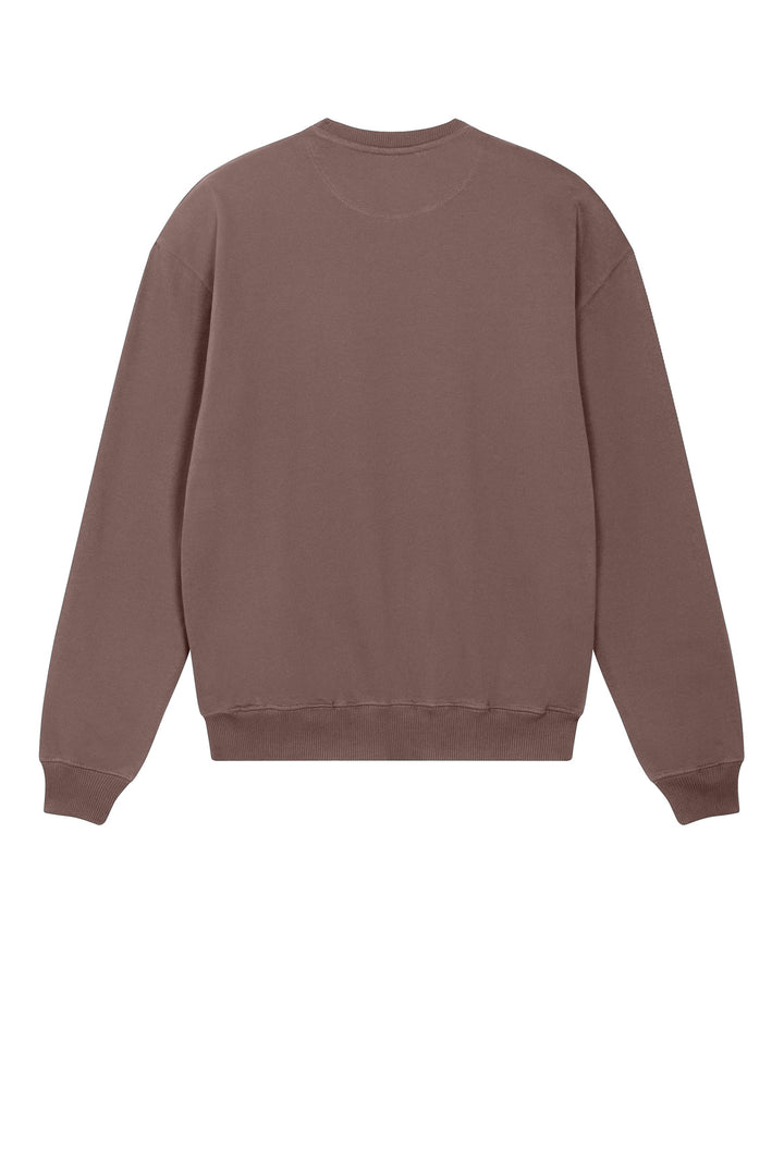 Rear View of KaffaCof Stanley/Stella Unisex Ledger Dry Crewneck Sweatshirt SXU029