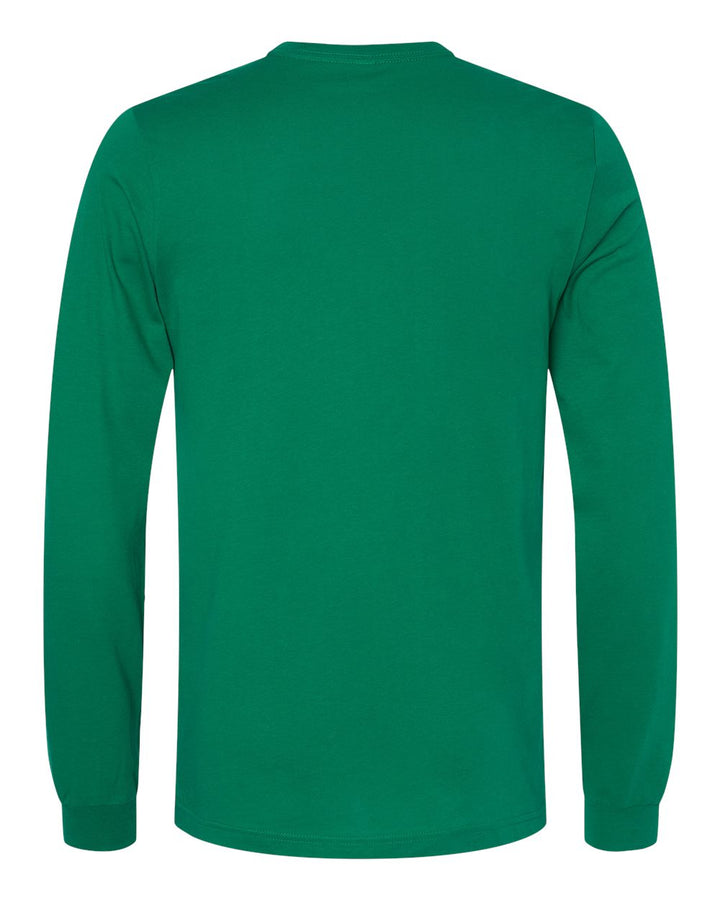 Rear View of Kelly Jersey Long Sleeve Tee - 3501