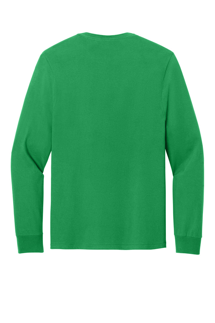 Rear View of Kelly Jerzees Classics Unisex Cotton Long Sleeve T-Shirt 363L