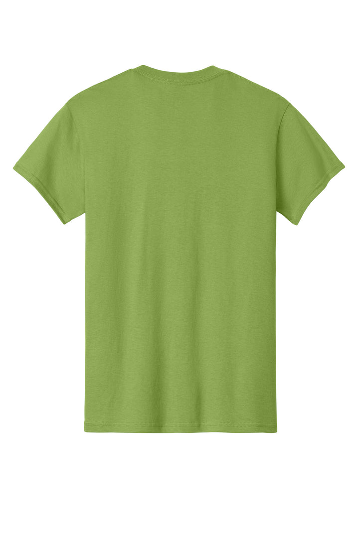 Rear View of Kiwi Gildan - Heavy Cotton 100% Cotton T-Shirt. 5000