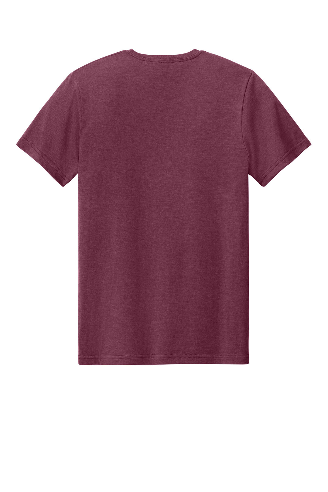 Rear View of MaroonMist Gildan Softstyle CVC Tee 64000CVC