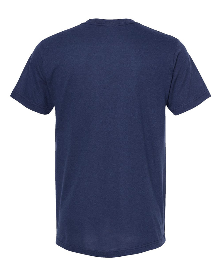 Rear View of Midnight Tri Blend Tri-Blend T-Shirt - 254