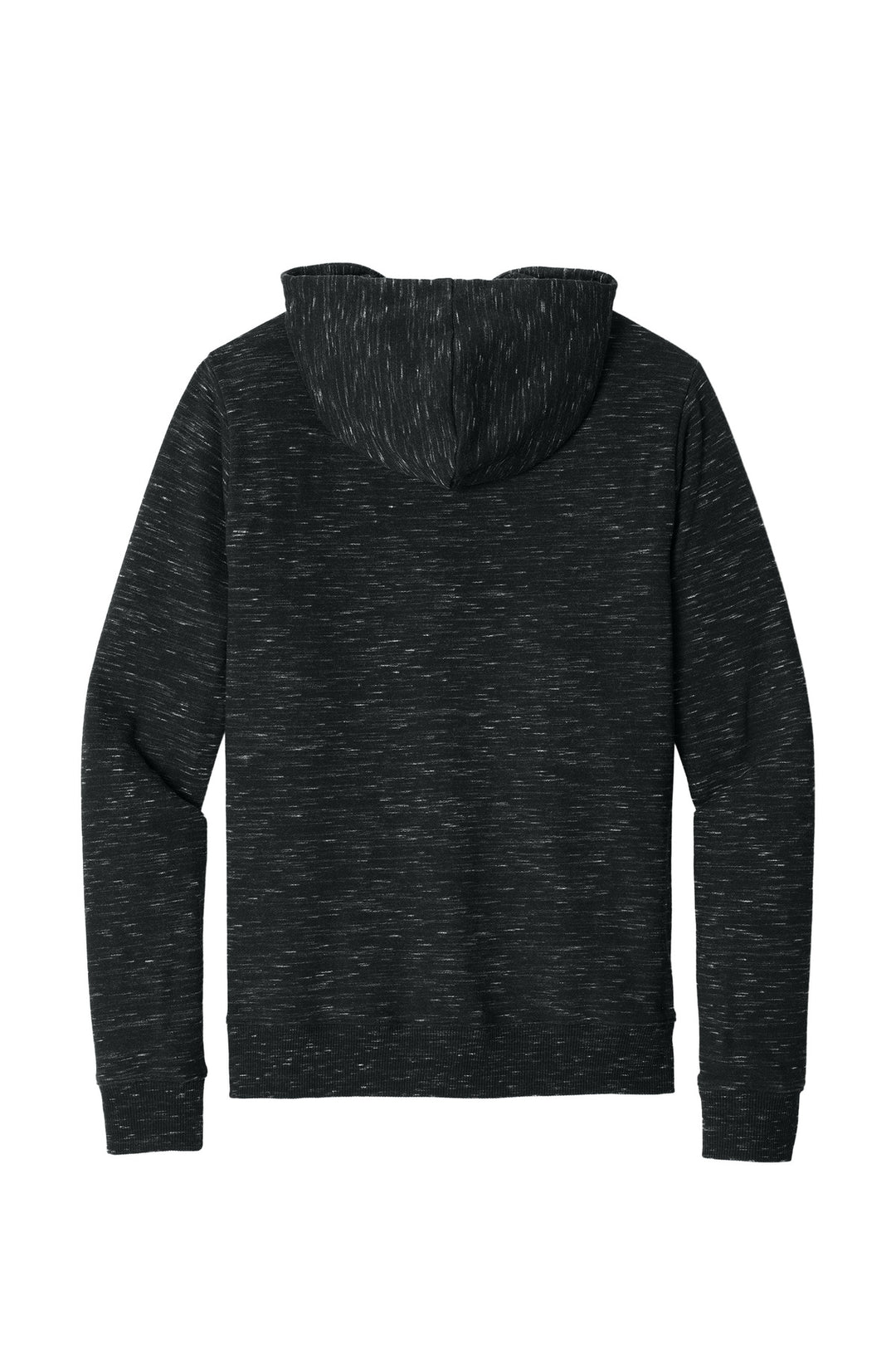 Rear View of MtrBkSpcDy LIMITED EDITION tentree Space Dye Fleece Classic Hoodie TTCM4413