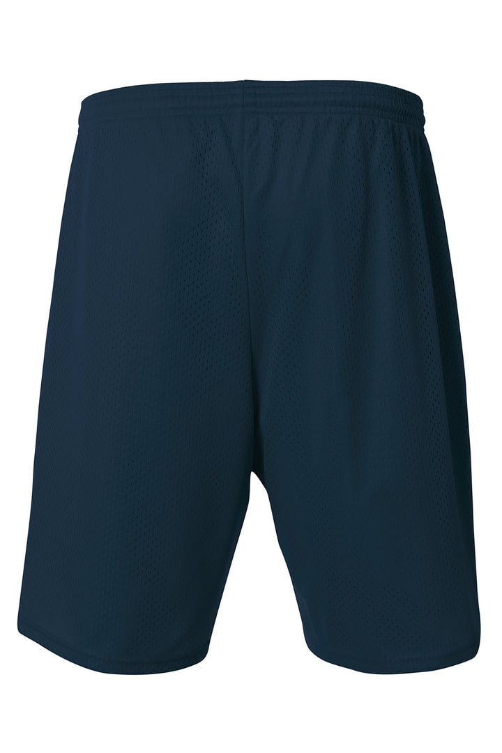 Rear View of Navy A4 Sprint 9" Mesh Short A4N5296