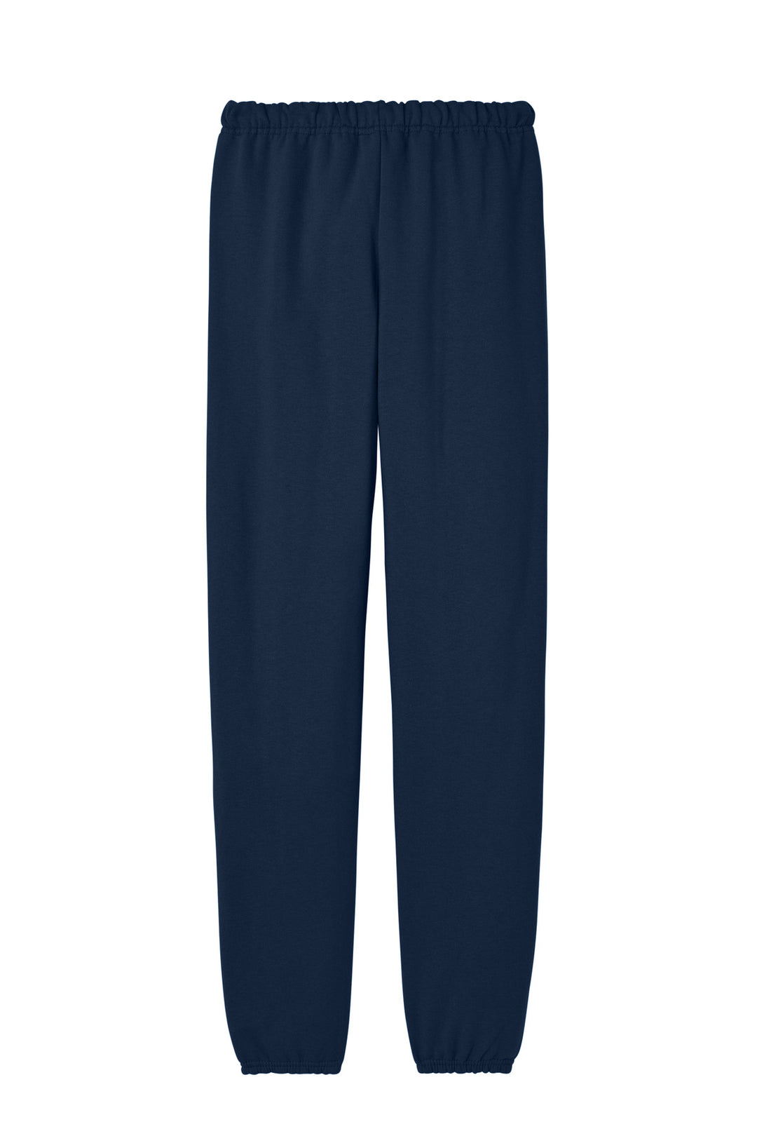 Rear View of Navy Jerzees - NuBlend Sweatpant. 973M