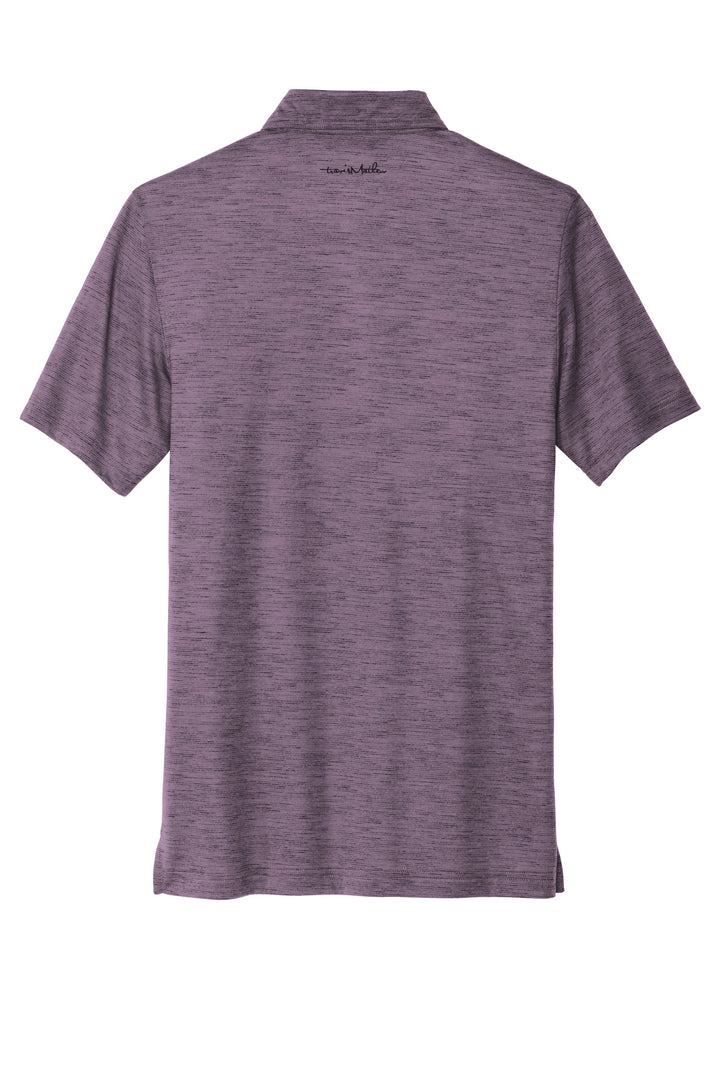 Rear View of PurpleSage TravisMathew Auckland Slub Polo TM1MW451
