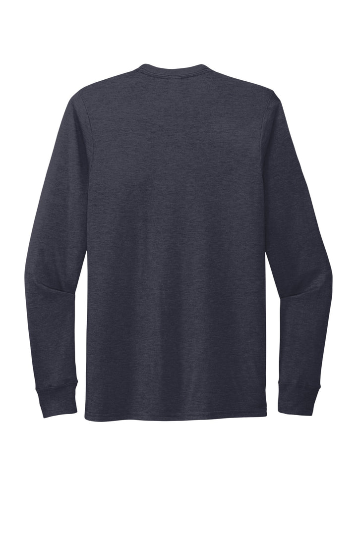 Rear View of Rebel Blue Allmade Unisex Tri-Blend Long Sleeve Tee AL6004