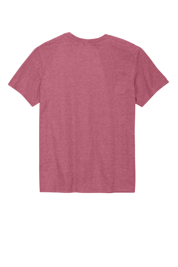 Rear View of RspbryHthr Jerzees Premium Blend Ring Spun T-Shirt 560M