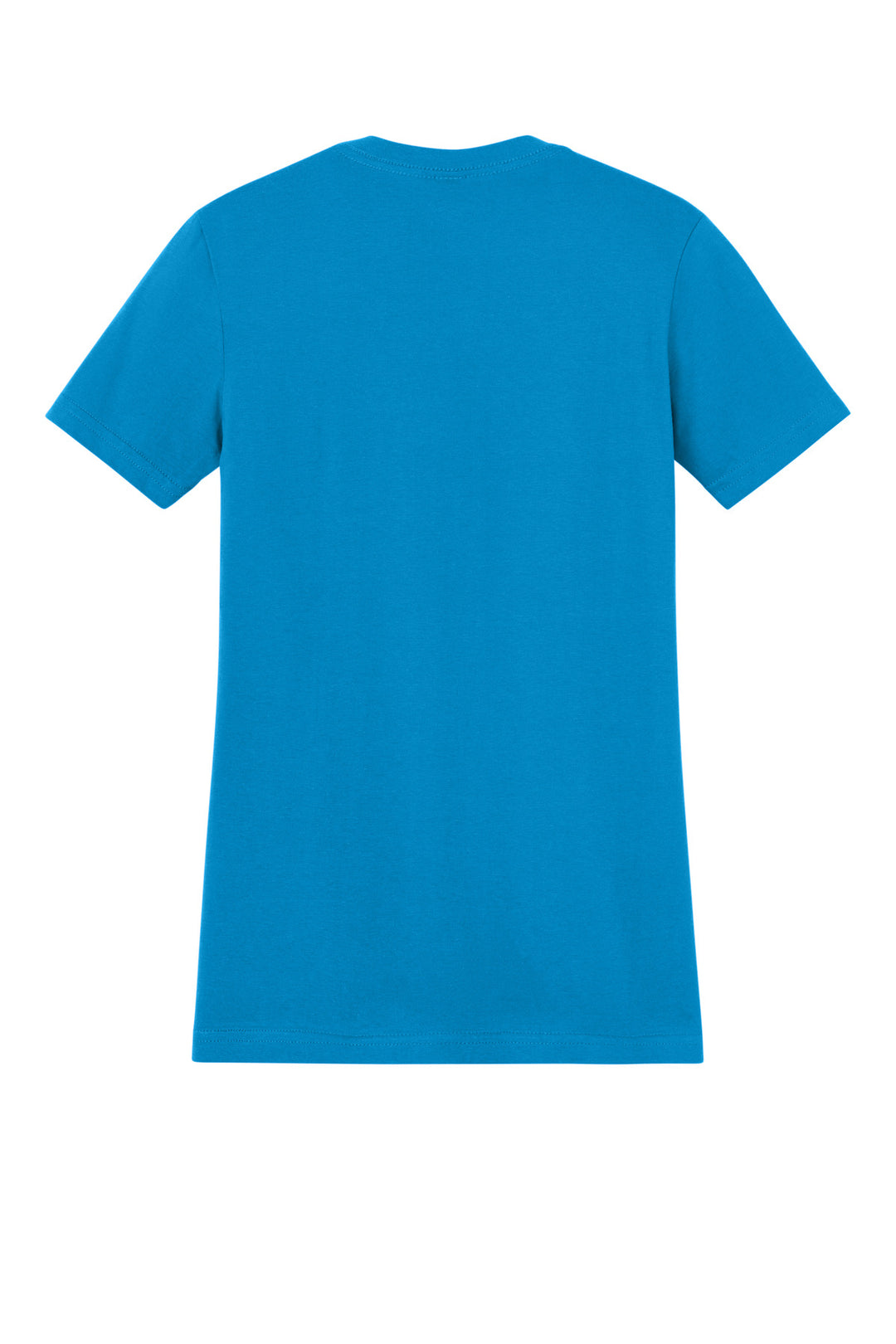 Rear View of Sapphire Gildan Women's Softstyle Midweight Tee 65000L
