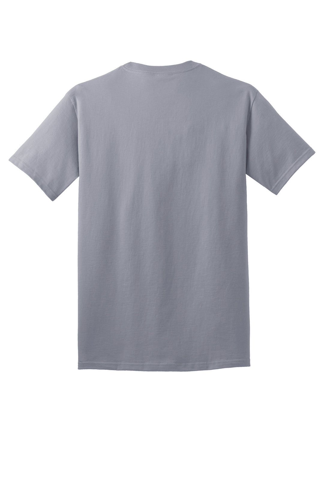 Rear View of Silver Port & Company - Core Cotton Tee. PC54