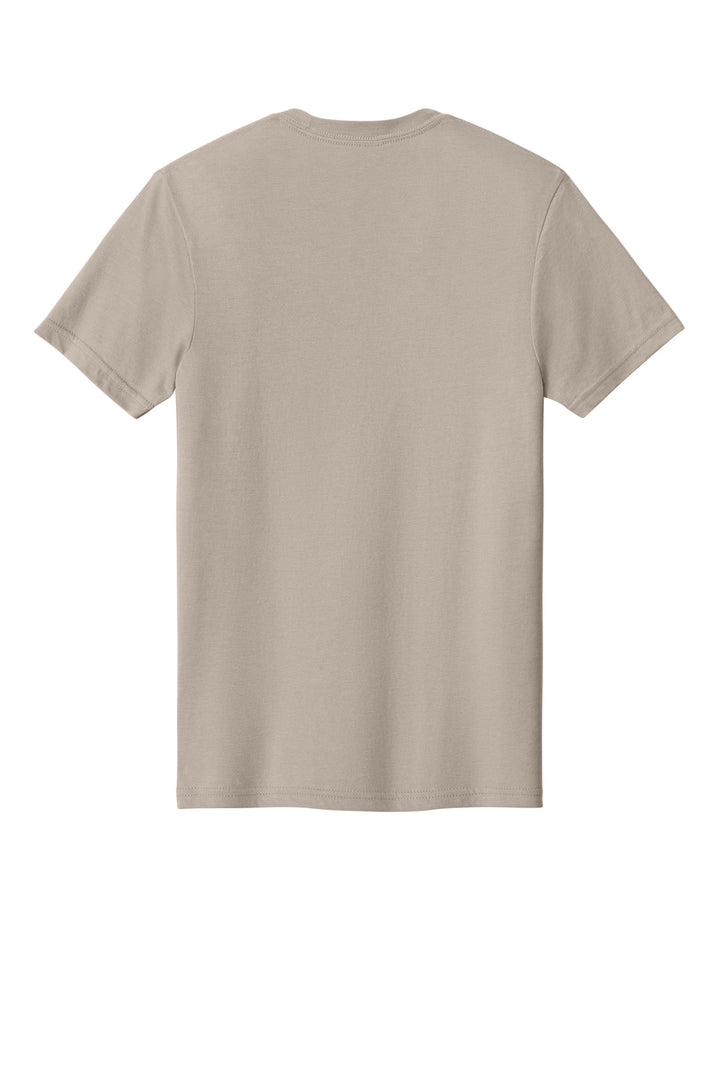 Rear View of Slate Gildan Softstyle CVC Tee 64000CVC