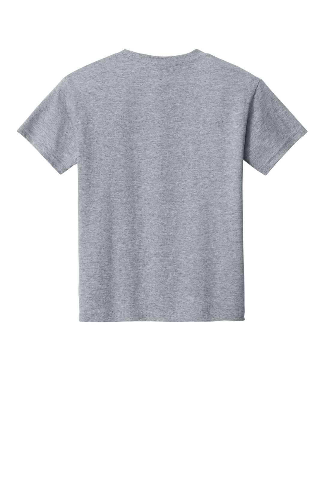 Rear View of SportGrey Gildan Youth Light Cotton Tee 3000B