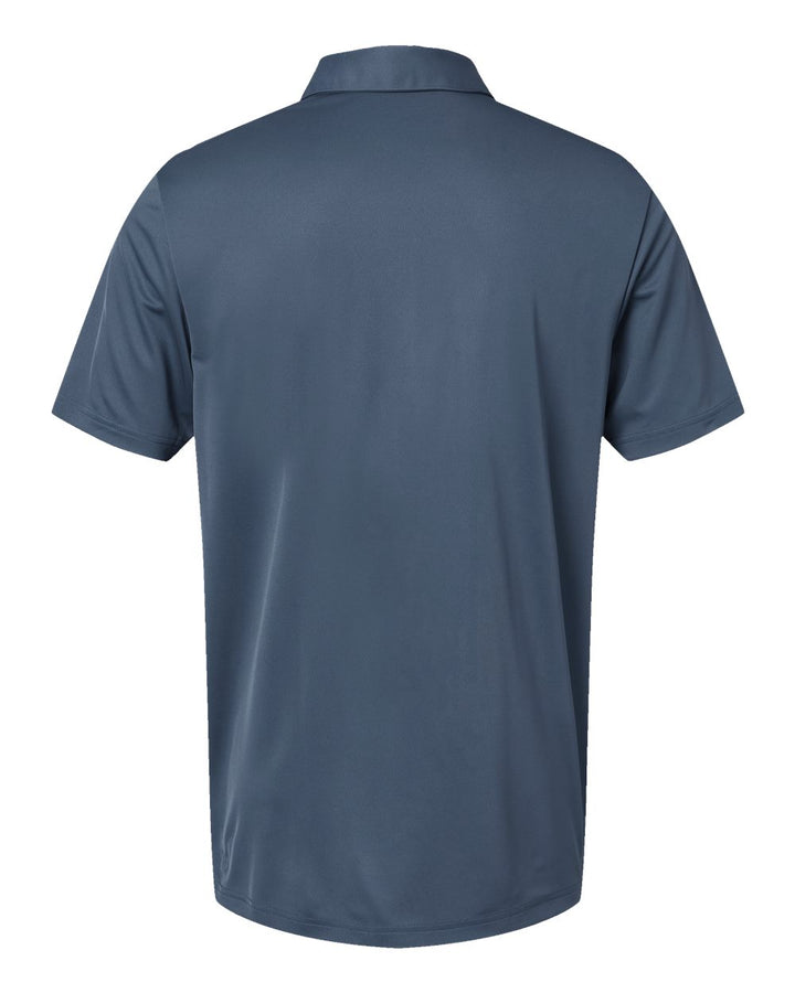 Rear View of Tech Ink Camo Chest Print Polo - A585