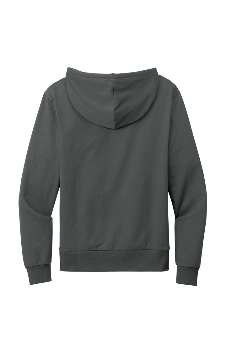 Rear View of Teraingrey Allmade Unisex Organic French Terry Pullover Hoodie AL4000