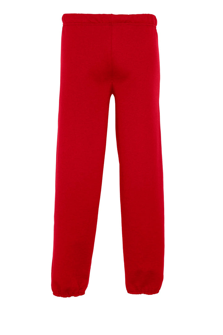Rear View of TrueRed Jerzees - NuBlend Sweatpant. 973M